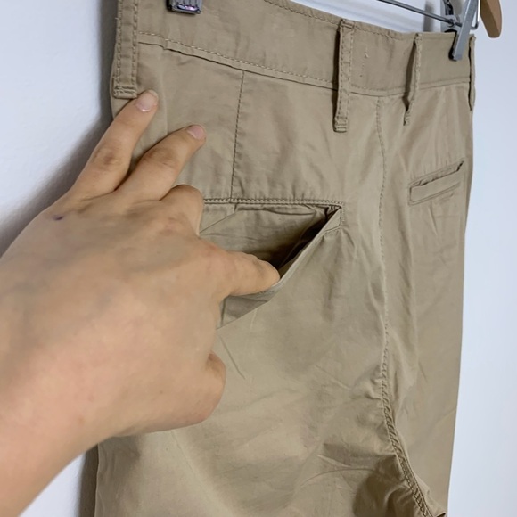 Nordstrom Bp lightweight Cargo pants Beige Wash Sz 28 NWT - Picture 4 of 11